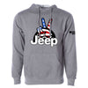 Mens/Unisex Jeep® Wave Hoodie - Graphite Heather - Detroit Shirt CompanyFCA - JeepHoodies (Apparel)