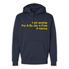 Partnership For A Buckeye Free America Hoodie Sweatshirt -Navy
