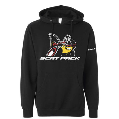 Dodge Scat Pack Hoodie Sweatshirt Black - Detroit Shirt CompanyFCA - DodgeHoodies (Apparel)