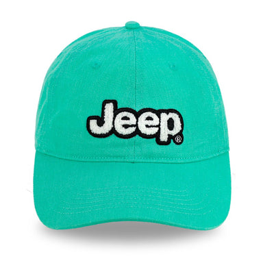 Hat - Jeep Chino Twill Ponytail with Chenille Text Patch - Detroit Shirt CompanyFCA - JeepHats (Apparel)