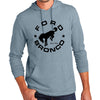 Hoodie - Mens Ford Bronco Circle - Flint Blue Heather - Detroit Shirt CompanyDSC - FordT-Shirts (Apparel)