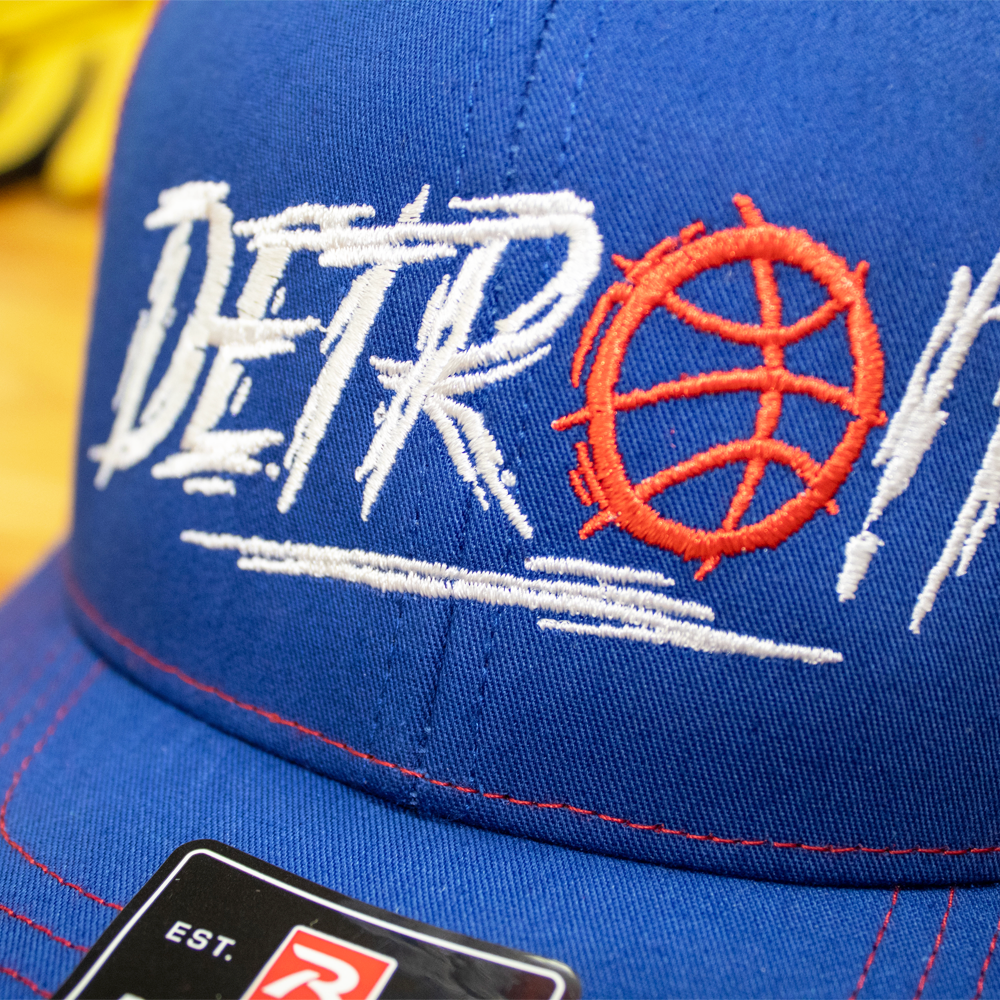 Hat - Detroit Score Basketball - Richardson Snapback