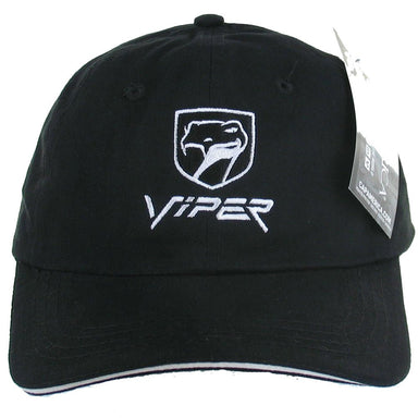 Hat - Dodge Viper Sneaky Pete - Black/White - Detroit Shirt CompanyFCA - DodgeHats (Apparel)