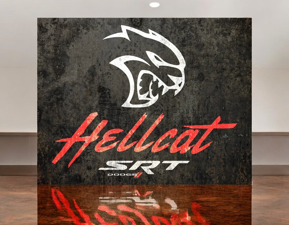 Metal Sign - Dodge Hellcat - Detroit Shirt CompanyFCA - DodgeOther Accessories