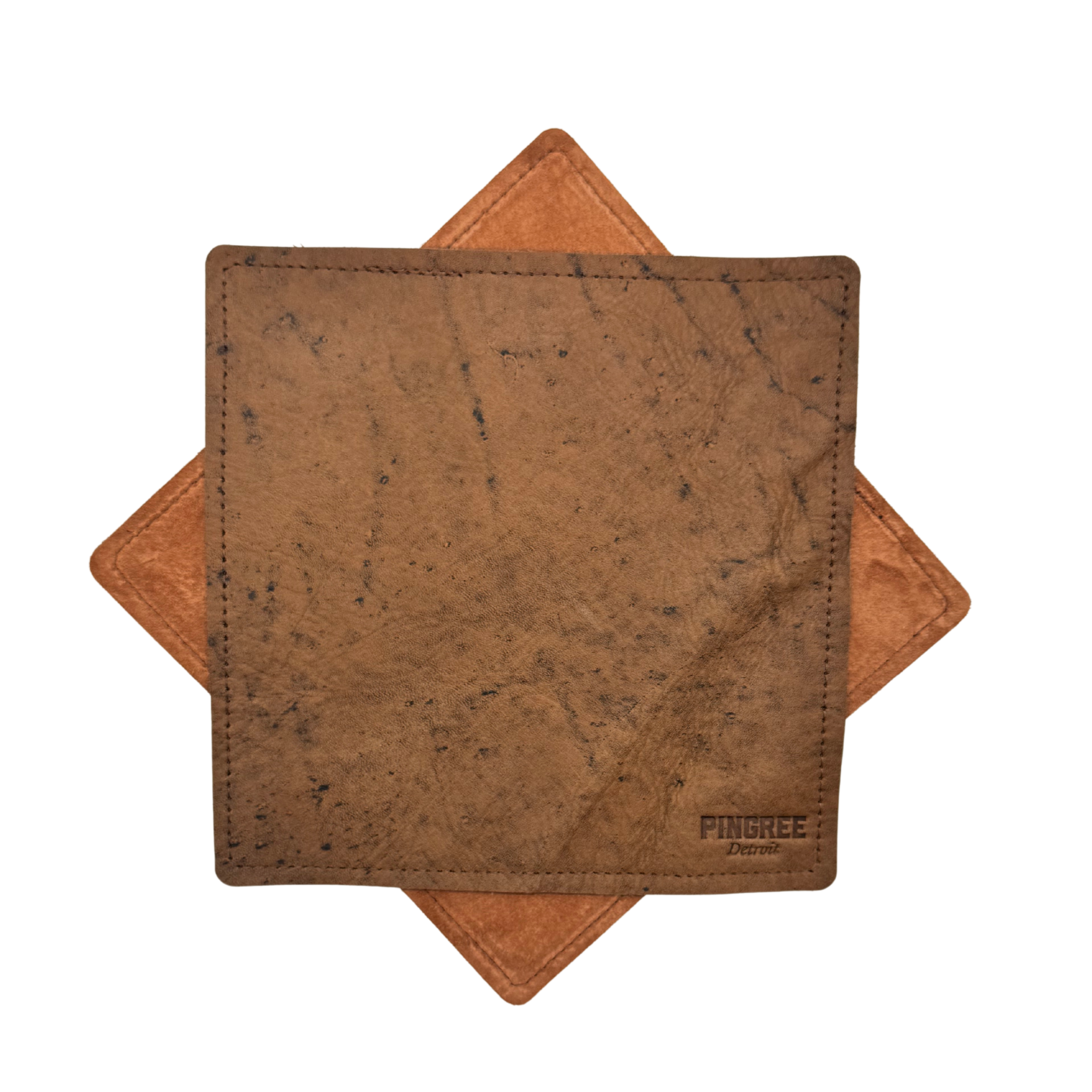 Motor City Leather Pad – Mouse Pad & Tray Insert