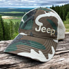 Hat - Jeep Garment Washed Trucker - Camo