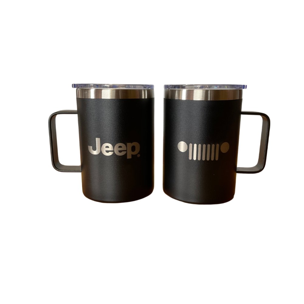 Mug - Jeep® Powder Coated Camper 20oz - Detroit Shirt CompanyFCA - JeepDrinkware (Accessories)