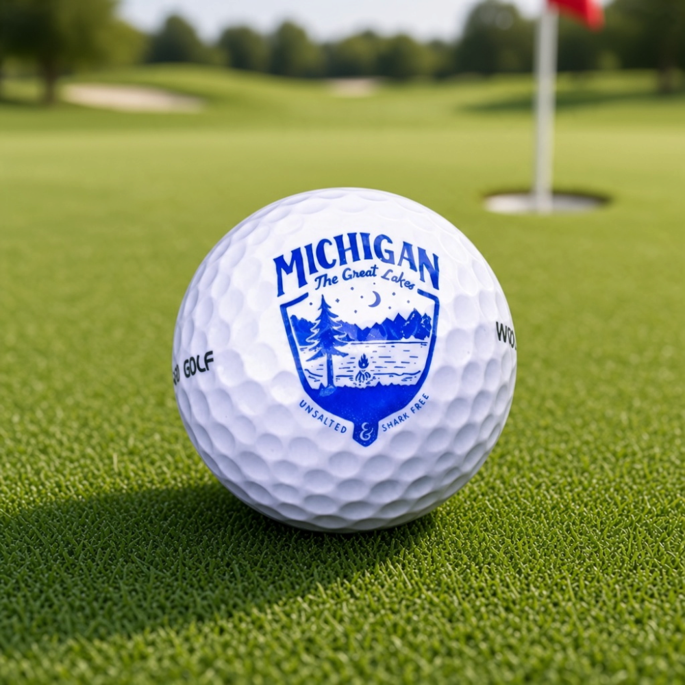 Golf Ball - Michigan Shield