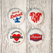 Detroit Love - 4 button pack - Detroit Shirt CompanyDetroit Shirt CompanyOther Accessories