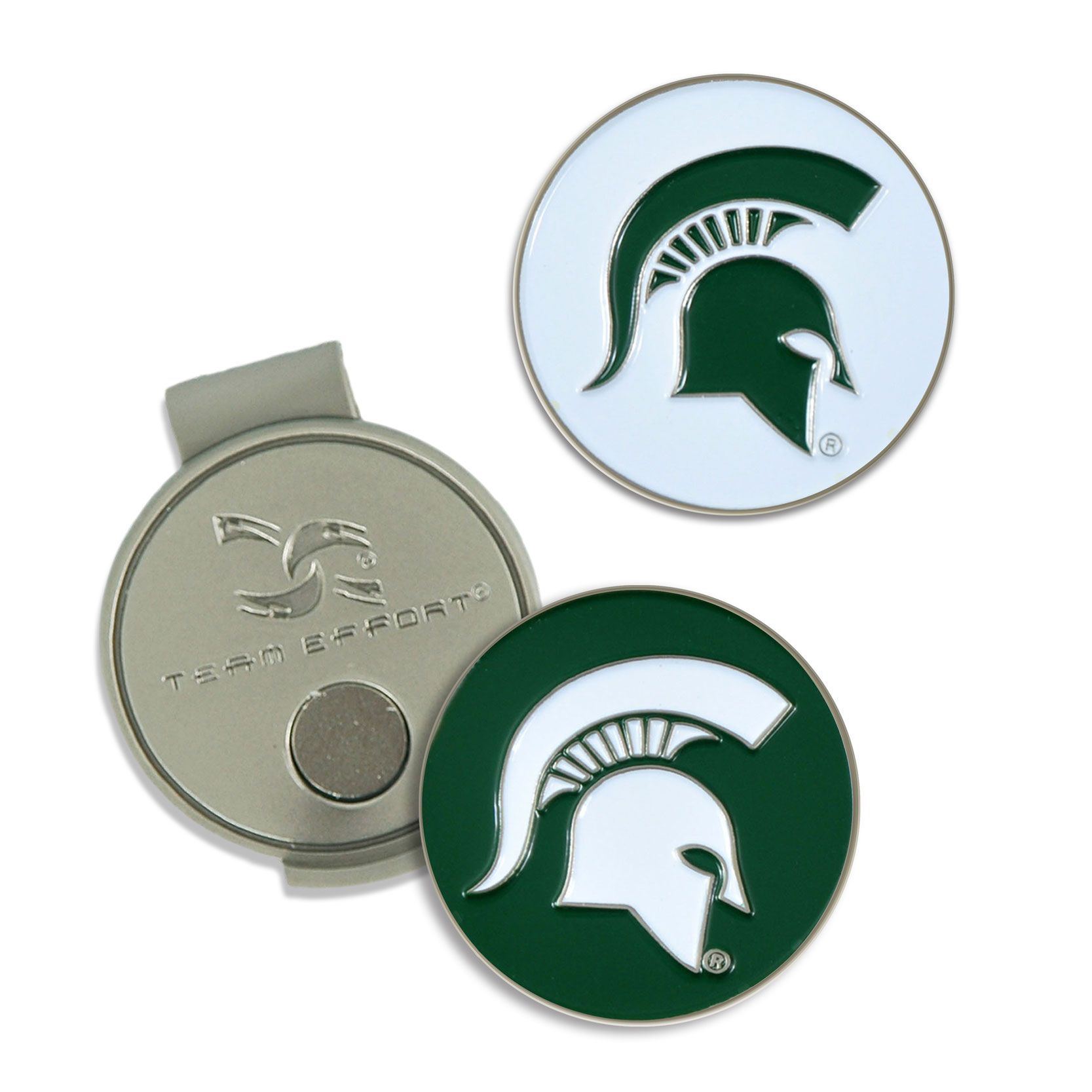 Michigan State Spartans Golf Hat Clip & Markers