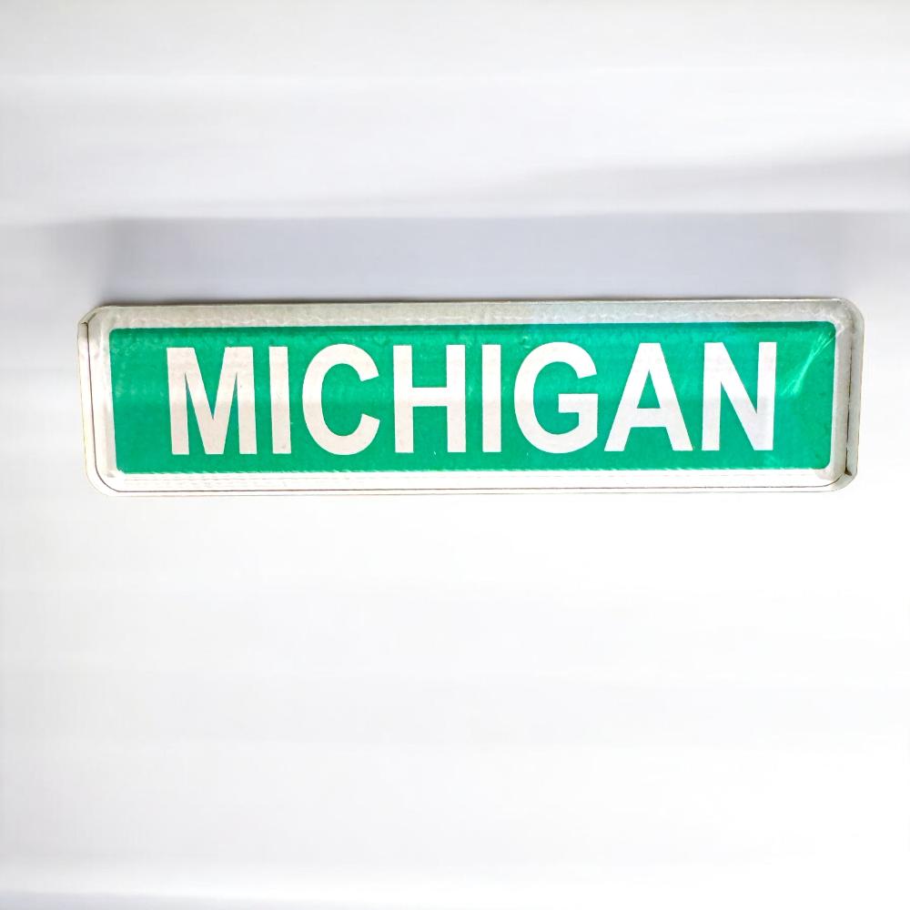 Magnet - Michigan Street Sign Simple