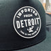 Hat - Mens Imported From Detroit Circle - Black - Detroit Shirt CompanyFCA - ChryslerT-Shirts (Apparel)