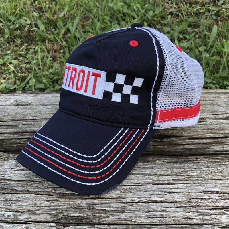 Hat - Detroit Checker Classic Trucker - Detroit Shirt CompanyDetroit Shirt CompanyHats (Apparel)