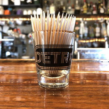 Shot Glass - Detroit Wrap - Detroit Shirt CompanyDetroit Shirt CompanyDrinkware (Accessories)