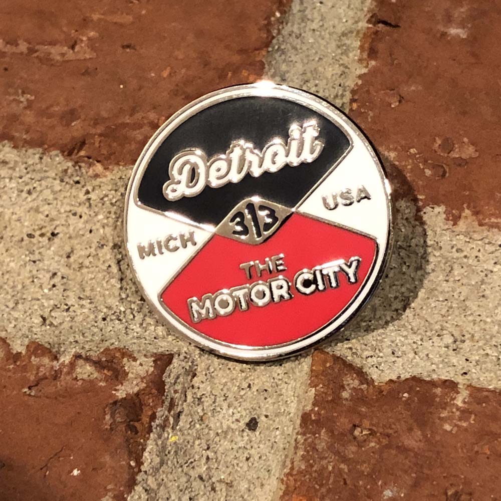 Enamel Pin - Detroit Reel - Detroit Shirt CompanyDetroit Shirt CompanyEnamel Pin