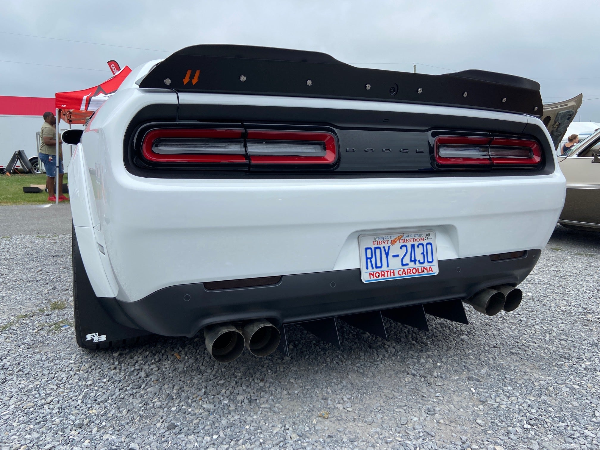 2018-2023 Challenger Hellcat and Scatpack Widebody Dragstyle Wickerbill
