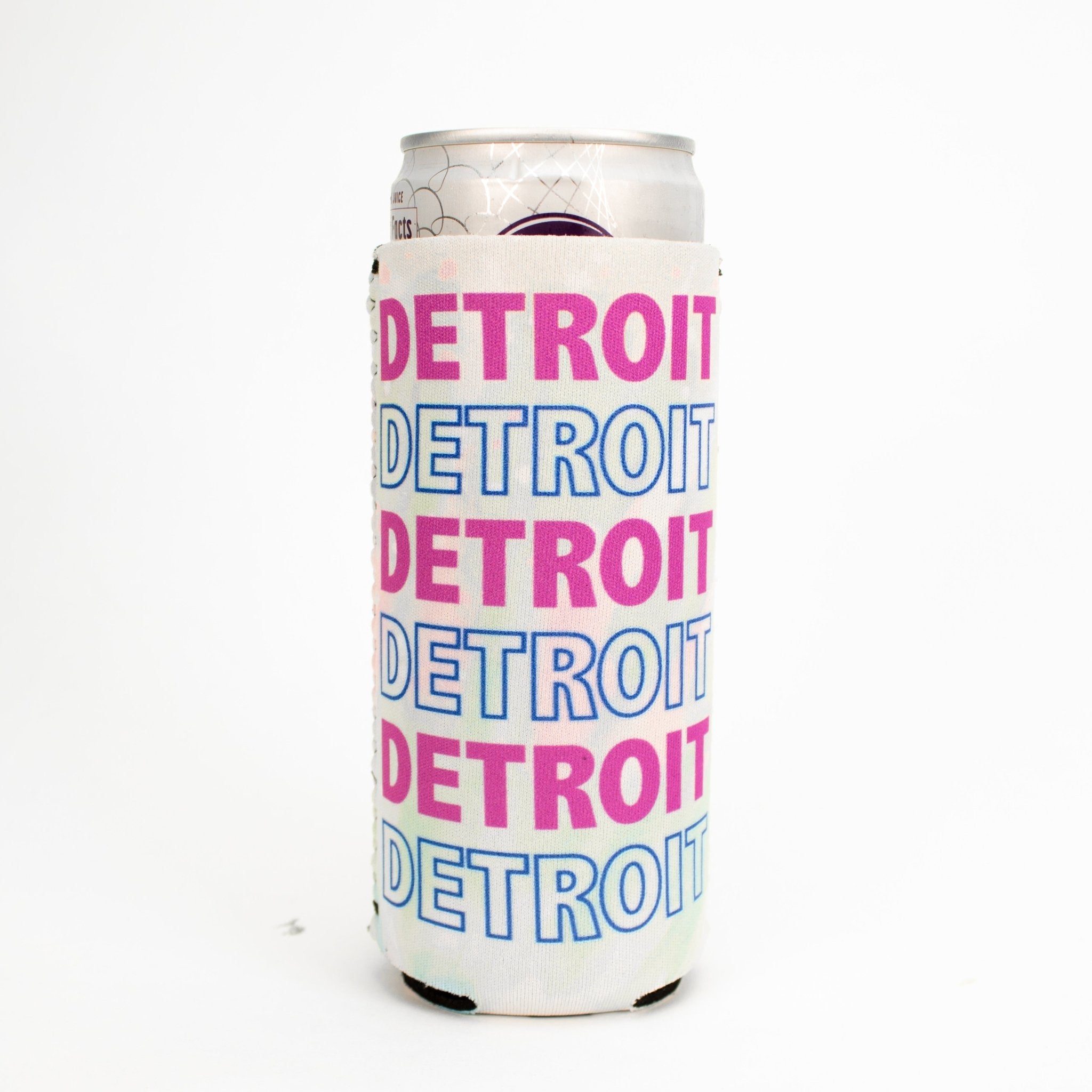 Slim Can Coozie - Detroit Tie - Dye - Detroit Shirt CompanyDetroit Shirt CompanyDrinkware (Accessories)