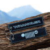 Keychain – Jeep Wrangler Embroidered Pull