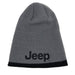 Hat - Jeep Knit Beanie - Grey/Black - Detroit Shirt CompanyFCA - JeepHats (Apparel)