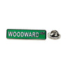 Enamel Pin - Detroit Woodward Avenue Street Sign - Detroit Shirt CompanyDetroit Shirt CompanyEnamel Pin