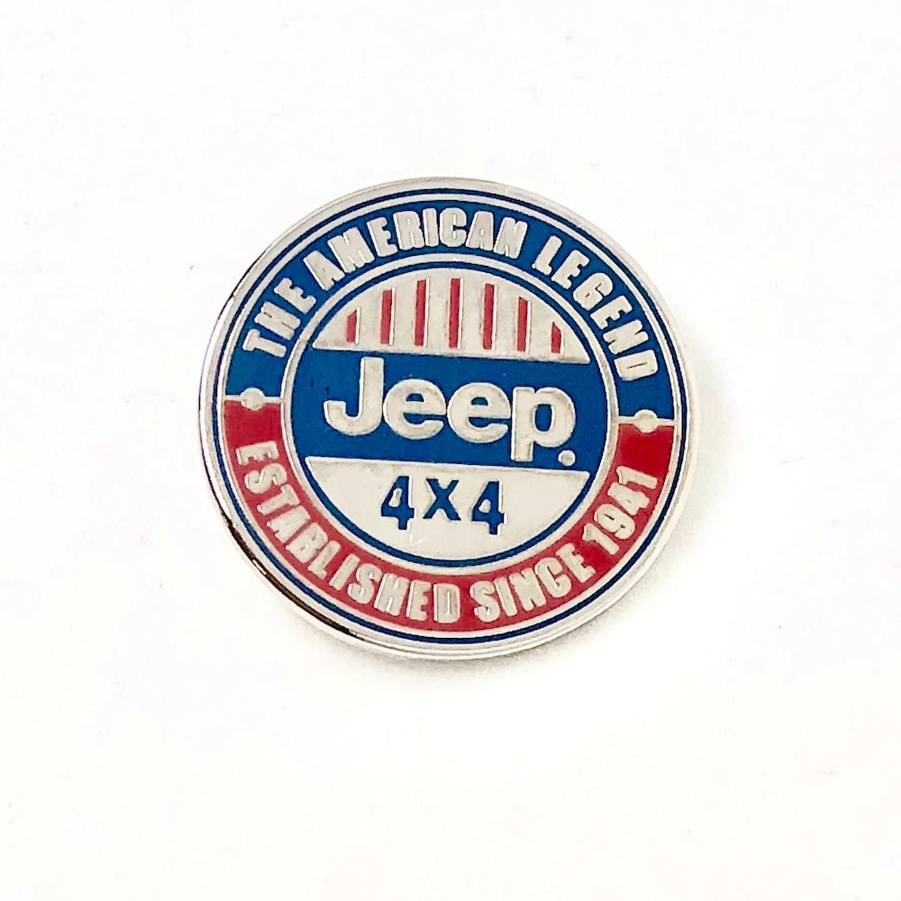 Enamel Pin - Jeep® The American Legend - Detroit Shirt CompanyFCA - JeepEnamel Pin