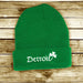 Hat - Detroit St. Patrick's Shamrock Flip Knit - Kelly Green - Detroit Shirt CompanyDetroit Shirt CompanyHats (Apparel)