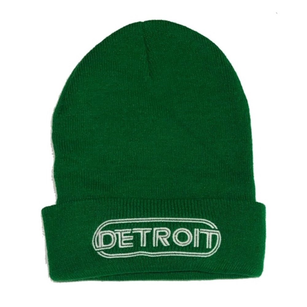 Hat - Detroit Wrap Flip Knit - Kelly Green - Detroit Shirt CompanyDetroit Shirt CompanyHats (Apparel)