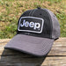 Hat - Jeep Chino Twill Patch - Black/Charcoal/White - Detroit Shirt CompanyFCA - JeepHats (Apparel)