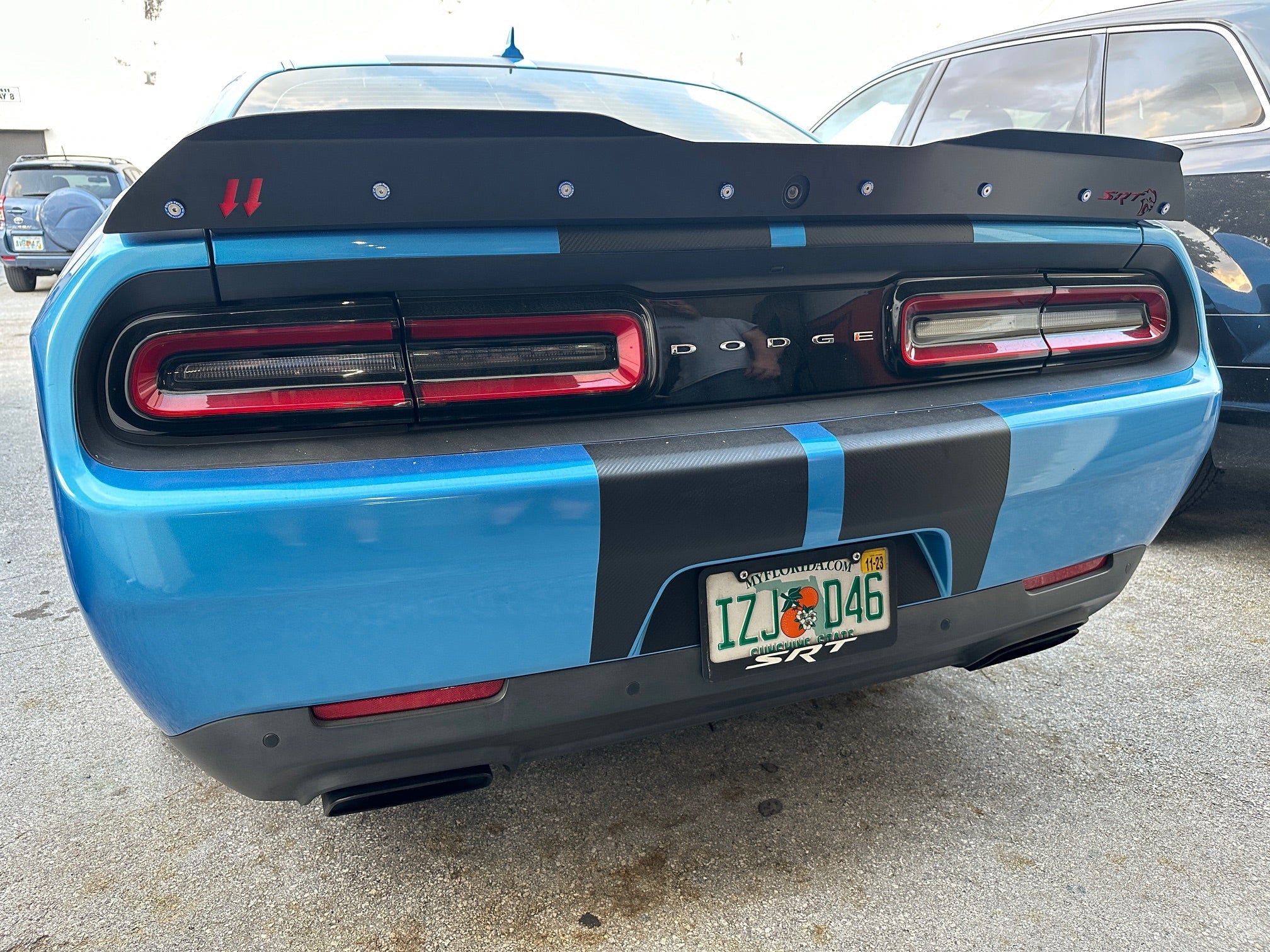 2018-2023 Challenger Hellcat and Scatpack Widebody Dragstyle Wickerbill