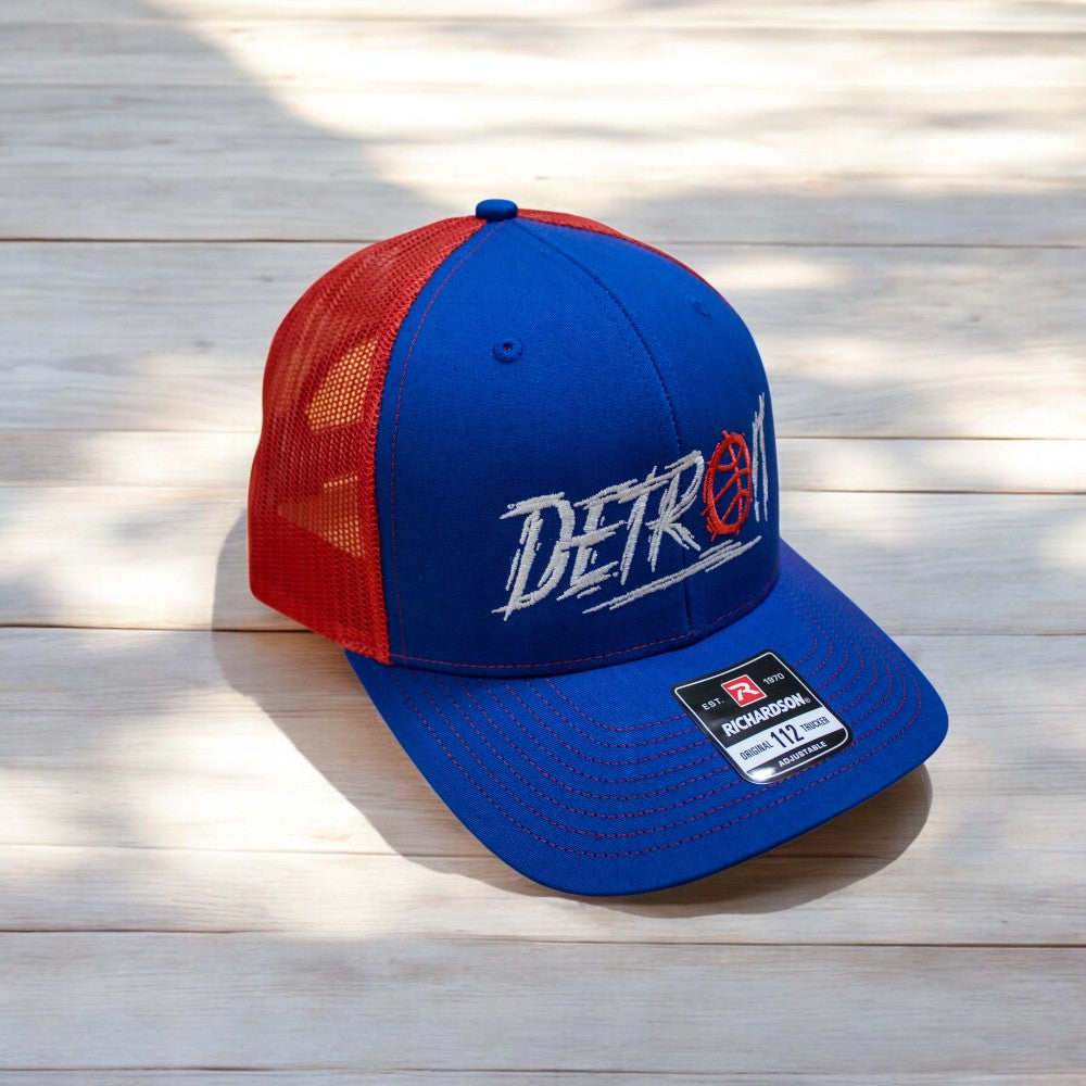Hat - Detroit Score Basketball - Richardson Snapback
