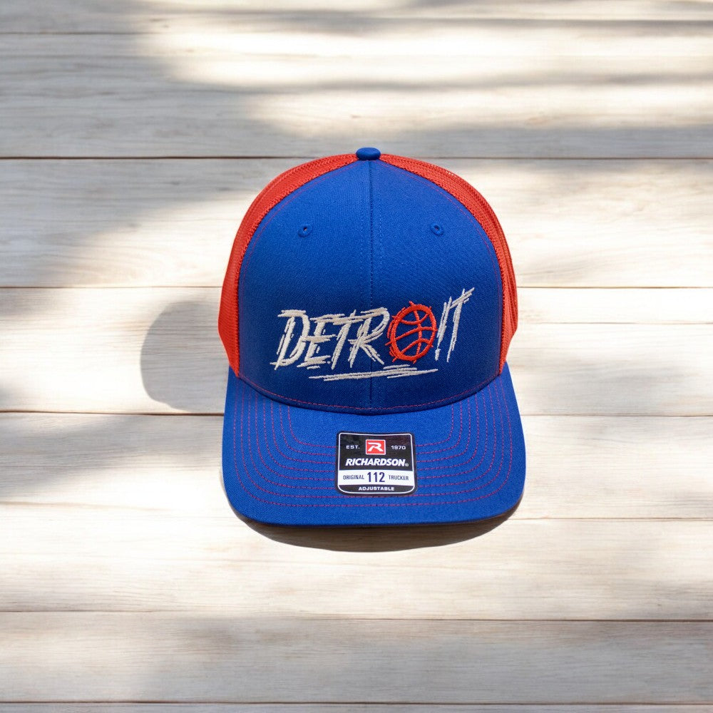 Hat - Detroit Score Basketball - Richardson Snapback