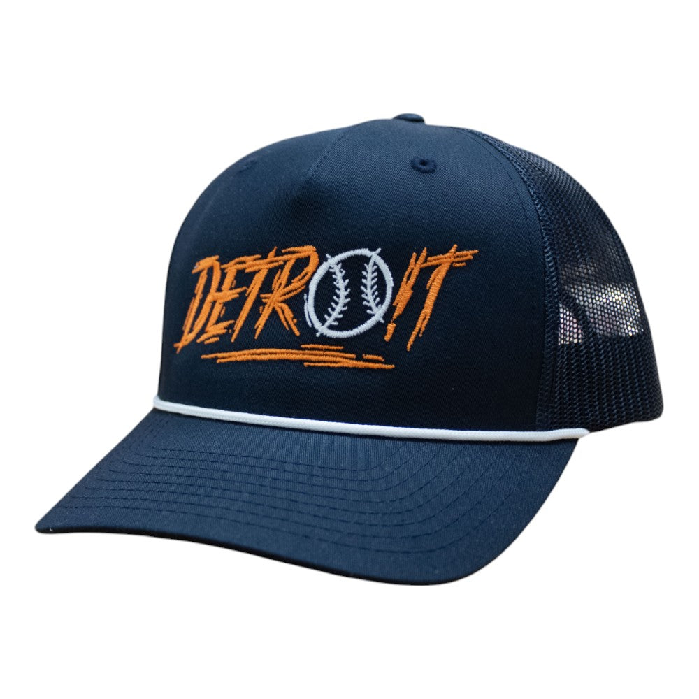 Hat - Detroit Score Baseball - Richardson Snapback