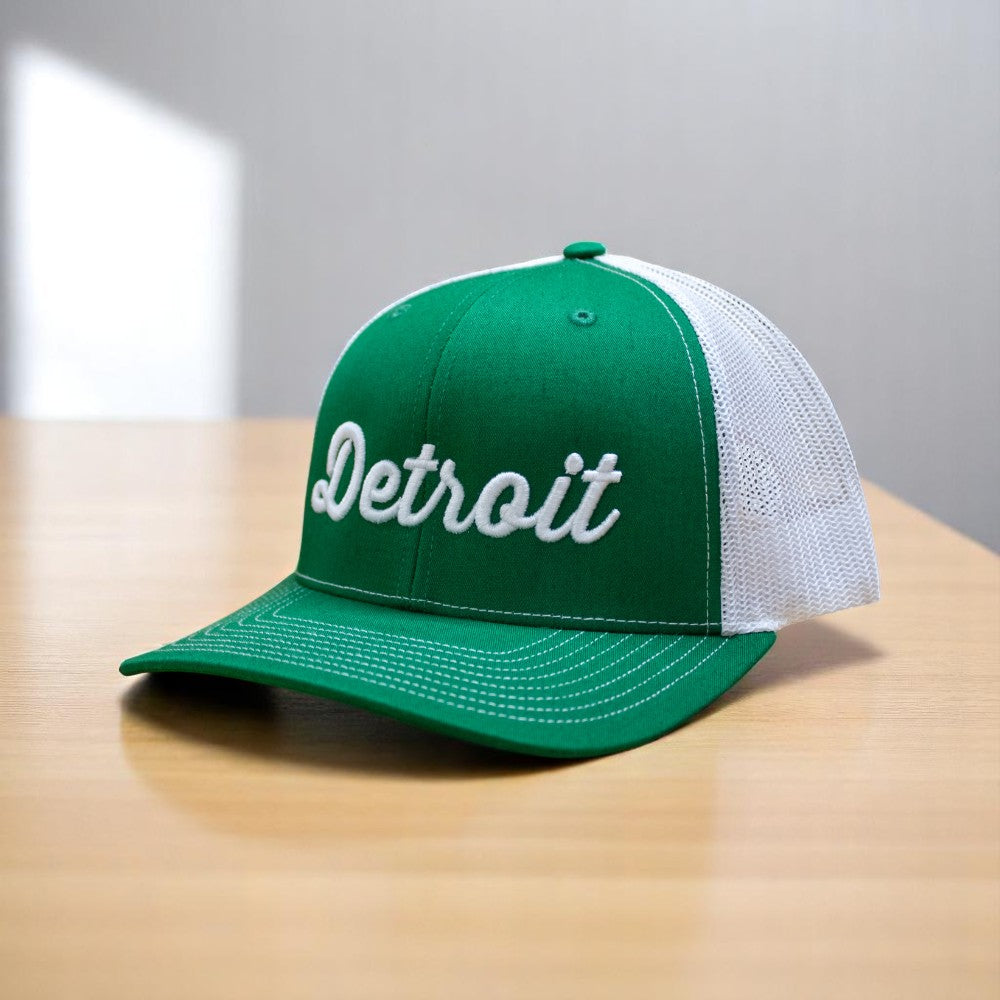 Hat - Detroit Thirsty Kelly White Richardson Snapback