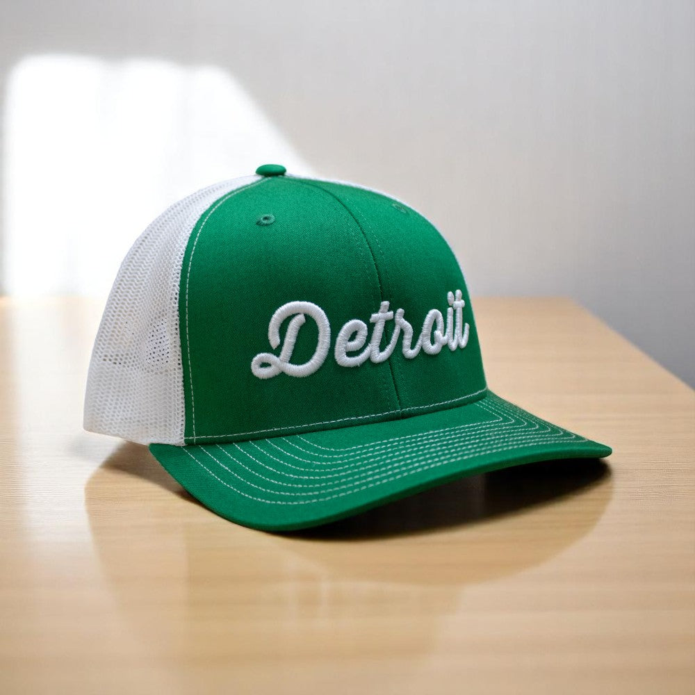 Hat - Detroit Thirsty Kelly White Richardson Snapback