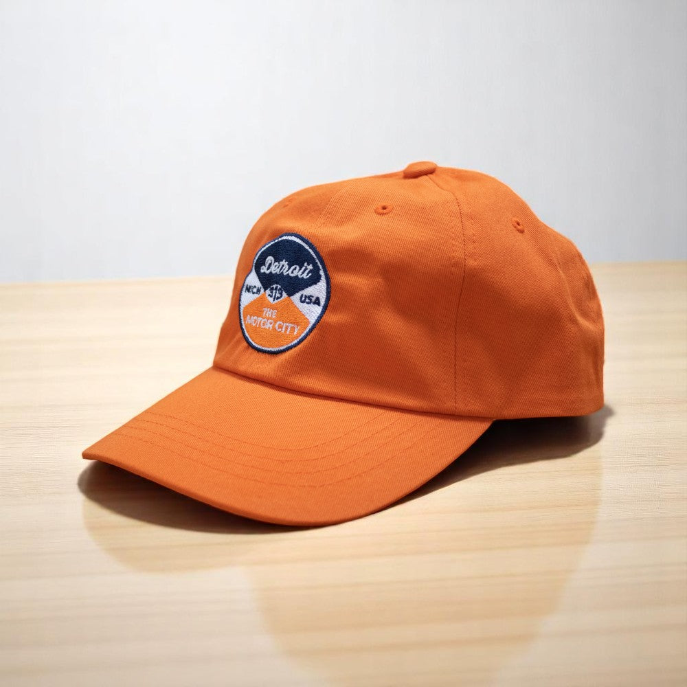 Hat - Orange Detroit Reel Unstructured