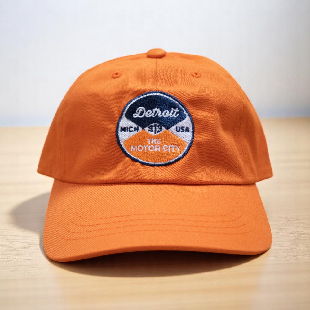 Hat - Orange Detroit Reel Unstructured