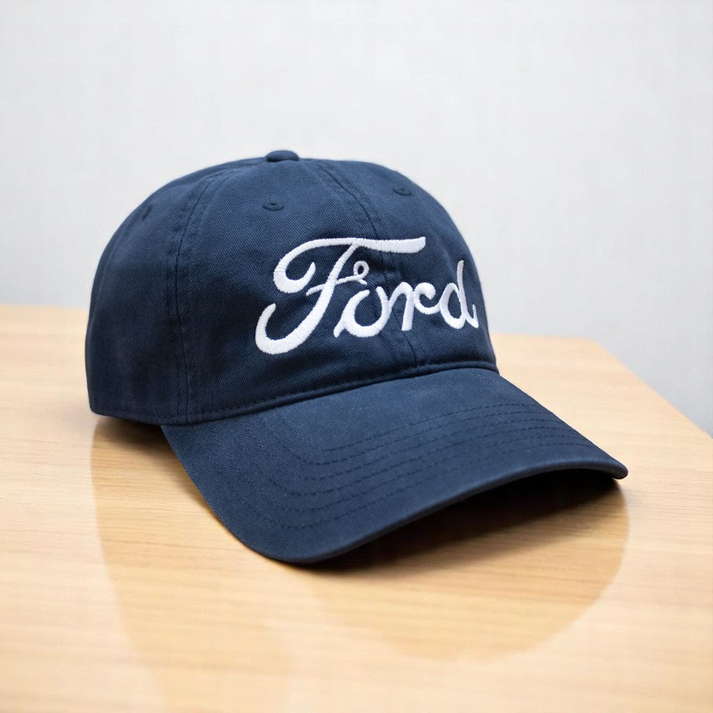 Hat - Ford Large Script Low Profile - Chino Navy
