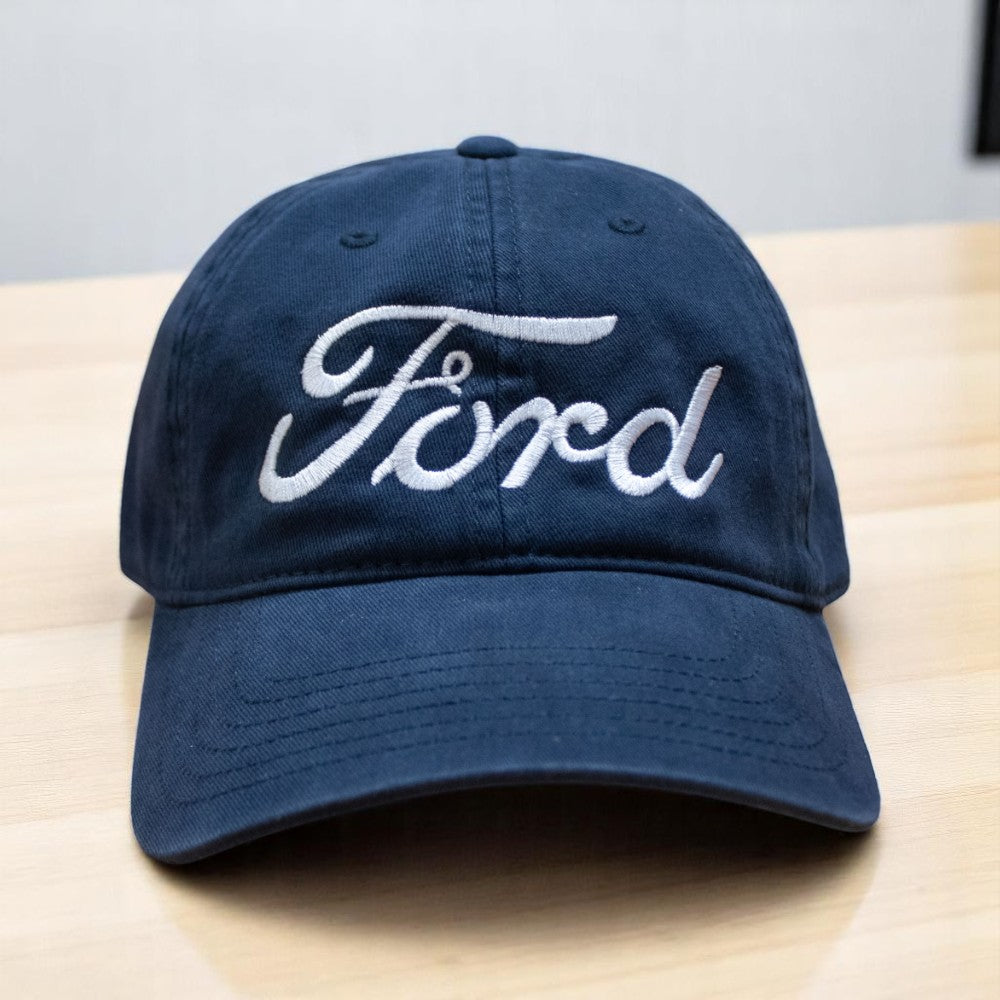 Hat - Ford Large Script Low Profile - Chino Navy