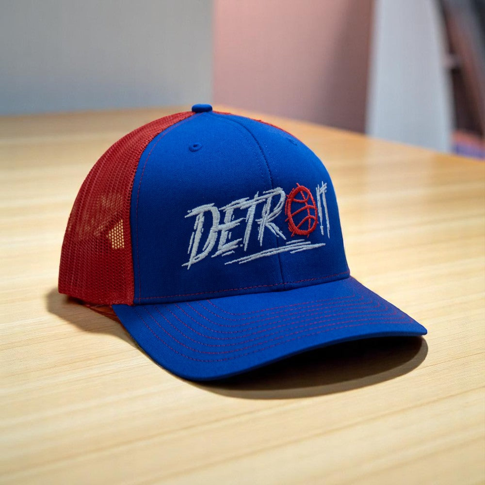 Hat - Detroit Score Basketball - Richardson Snapback