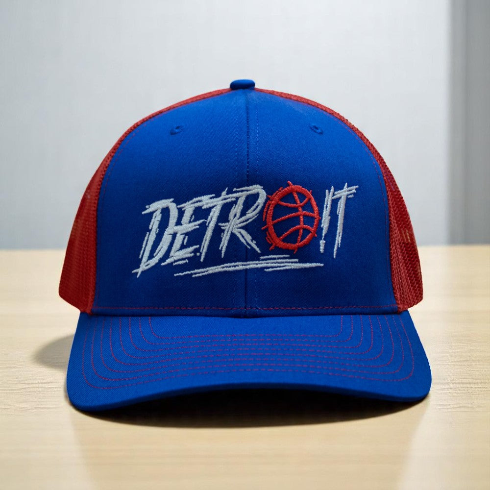 Hat - Detroit Score Basketball - Richardson Snapback