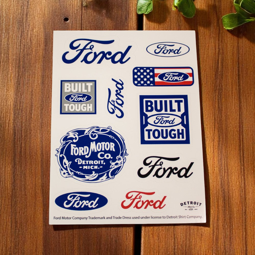 Sticker Sheet - Ford