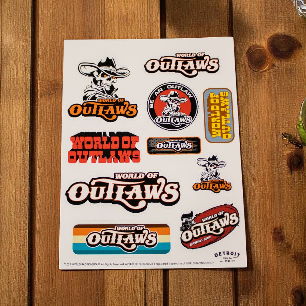 Sticker - World of Outlaws Sheet