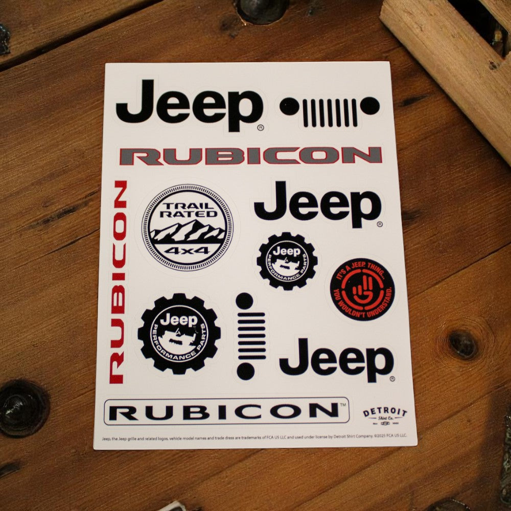 Sticker - Jeep® Rubicon - Sheet