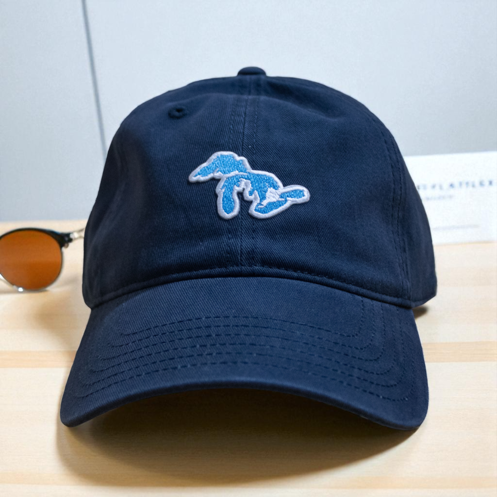 Hat - Michigan Lakes Patch Classic Dad Hat