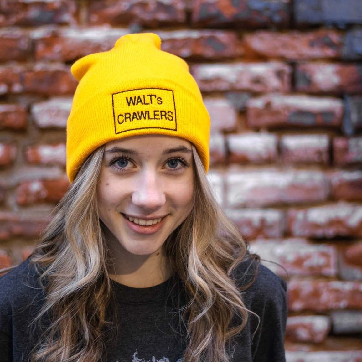 Hat - Walt's Crawlers Knit - Gold - Detroit Shirt CompanyDSC - WaltsCrawlersHats (Apparel)