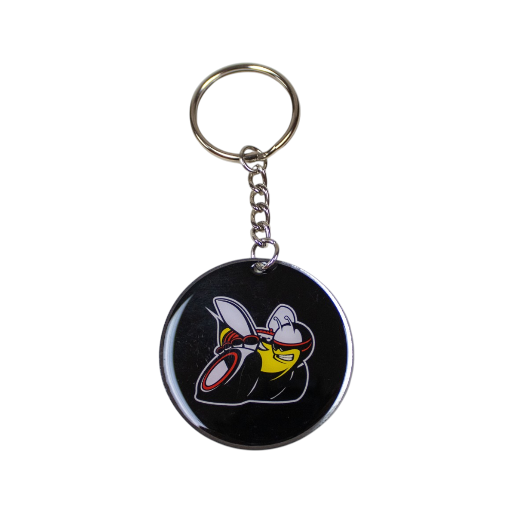 Keychain - Dodge Scat Pack - Round Metal