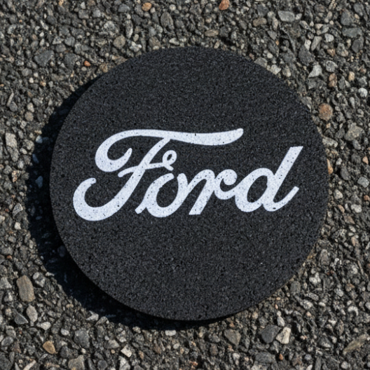 Coaster Set - Ford Script