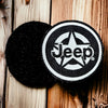 Patch - Jeep® Oscar Mike Star Black/White - Detroit Shirt CompanyFCA - JeepPatches (Accessories)