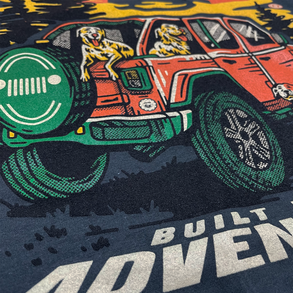 Mens Jeep® Dogs Built For Adventure T-Shirt