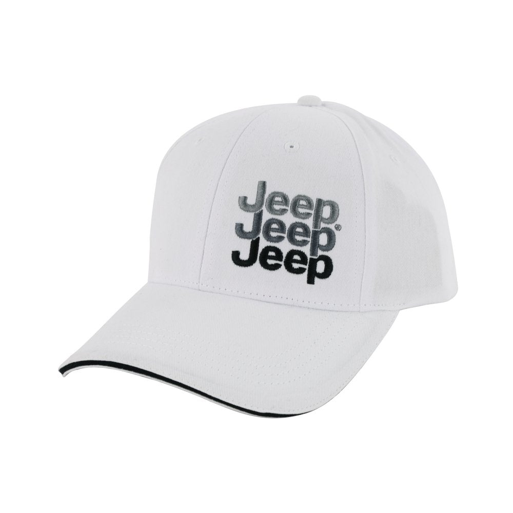 Hat - Jeep® Echo Grays - White - Detroit Shirt CompanyFCA - JeepHats (Apparel)